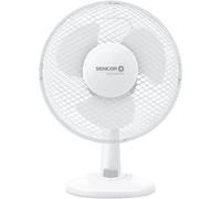 SENCOR SFE 2327WH Ventilateur de table - 23 cm, 2 vitesses, oscillation, blanc