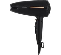 SENCOR SHD 0045BK Fonction Cool Shot pour une fixation parfaite de la coiffure, 2 réglages de température, 2 réglages de vitesse, fusible thermique, embout conique, puissance : 1 600 W