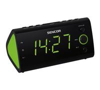 Sencor SRC 170 GN Radio réveil avec Tuner PLL-FM Écran LED 3 cm (1,2") Vert