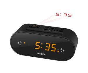 Sencor SRC 3100 B Radio portable Horloge Numérique Noir
