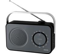 SENCOR SRD 2100 B Récepteur radio portable FM/AM, sortie AUX (Jack 3,5 mm), syntonisation analogique, antenne télescopique, alimentation secteur/pile 3x 1,5 V type C/LR1