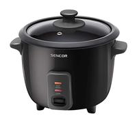 Cuiseur à Riz Sencor SRM 0601BK 300W 0.6L Automatique Acier Inoxydable Plastique Verre Noir Noir G