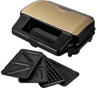 Gaufrier et appareil à croque-monsieur SSM 9977CH Noir 900 W