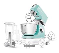 SENCOR STM 6351GR Robot Multifonctions 1 000 W Robot Pâtissier, Blender Professionnel 8 Vitesses Fonction PULSE Bol d'Acier Inoxydable 4,5 L