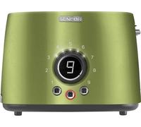 SENCOR STS 6050GG Grille-pain électrique, 1000W, 2 trous, grillage/décongélation du pain surgelé, 9 niveaux d'intensité de brunissement