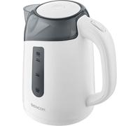 SENCOR SWK 1700WH Bouilloire électrique, volume 1,7 l, puissance : 2 200 W, connecteur central 360° STRIX avec triple verrouillage de sécurité, filtre à impuretés amovible