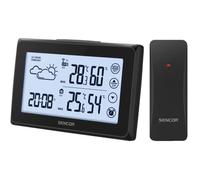 Sencor Station météo SWS 2850 avec capteur sans fil Noir