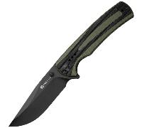 Sencut Regnator Vert / Manche G10 NoirLame Noire 9Cr18MoVBloqueur de Lame