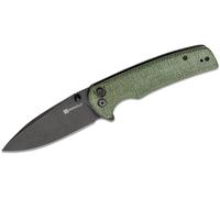 SENCUT Sachse Micarta Verte/Lavage à la pierre noire 9Cr18MoV S21007-2