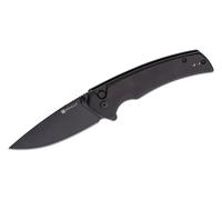 SENCUT Serene Manche en Aluminium Noir Lame D2 Noir Lavé à la Pierre S21022B-1