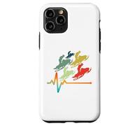 Send It Motoneige - Cadeau rétro USA Snow Sled Winter Mountain Coque pour iPhone 11 Pro