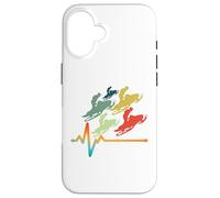 Send It Motoneige - Cadeau rétro USA Snow Sled Winter Mountain Coque pour iPhone 16