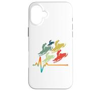 Send It Motoneige - Cadeau rétro USA Snow Sled Winter Mountain Coque pour iPhone 16 Plus