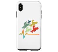 Send It Motoneige - Cadeau rétro USA Snow Sled Winter Mountain Coque pour iPhone XS Max