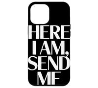 Send Me Isaiah 6 8 Here I Am Send Me Verset Chrétien Coque pour iPhone 12 Pro Max