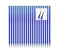 SEND UP Lot de 20 Recharges pour Stylos Gel Effaçables Bleues - Pointe 0,5mm - Compatible Legami - Fourniture Scolaire, École, Tissu et Cuir - Encre Thermo-effaçable Haute Qualité - Durable