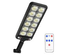 SENDALE 300 LED Lampes solaires extérieures 300W - Double capteur de Mouvement Ultra-Lumineux - Spot Solaire avec télécommande - Éclairage pour Jardin, Cour, Maison, Allée