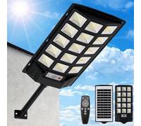 SENDALE 500W Lampadaire Solaire Exterieur,6500K Projecteur Solaire Exterieur avec Télécommande,IP66 Étanche Puissant Spot Solaires Exterieur Éclairage pour Jardin, Cour, Parking