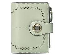 SENDEFN Portefeuille Femme Cuir Porte Monnaie Femmes Porte-Cartes Portefeuille Zippé Femmes avec 16 Emplacements pour Cartes Anti RFID Portefeuilles