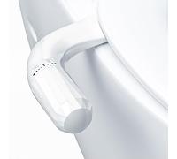 SenDeluz Bidet Toilette WC, Pulvérisateur Bidet non électrique bidet portable Bidet de gauche ultra-mince pour toilette Avec Pression d'eau Réglable Double Buses Rétractables Autonettoyantes Bidet Kit