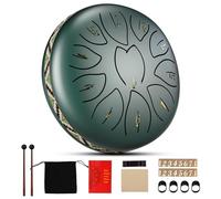 SenDeluz Tongue Drums 6 Pouces 11 Tons,Mini Tambour Handpan Enfant C Key Percussion Steel Tongue Drum Pour Débutants/Adultes/Enfants,Livré Avec le Sac,Des Maillets et Des Médiators
