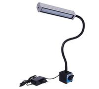 SENDERPICK Lampe de travail LED CNC - Flexible - Étanche - Noir - 10 W - Pour artisanat, CNC, établi