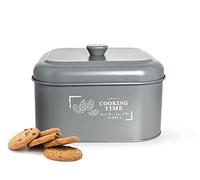 Sendez Bocal en métal avec couvercle pour biscuits