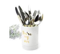 Sendez Égouttoir à couverts en porcelaine avec motif