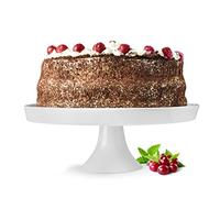 Sendez Grand plateau à gâteau en porcelaine de 30 cm de diamètre