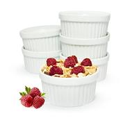 Sendez Lot de 6 ramequins en céramique Ø 9 cm