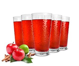 Sendez Viva Lot de 6 verres à cocktail avec effet martelé 390 ml