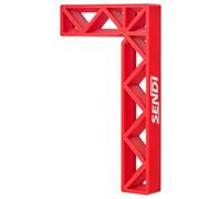 SENDI - Équerre professionnelle pour carrelage - Équerre de carrelage 3D - Pour stabiliser l'angle droit lors du collage et de l'installation de carreaux - 100 x 50 mm