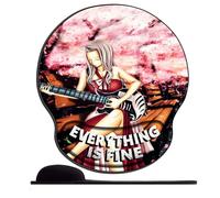 SENDJJ Tapis de Souris Support de Repose-Poignet Dessin animé Fairy Tail Tapis de Repose-Poignet antidérapant pour soulagement de la Douleur Tapis de Souris Ergonomique Forme pour Bureau