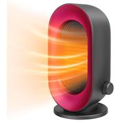 Sendowtek Mini Chauffage Soufflant 900W, Radiateur Electrique Petit avec 3 Modes, Protection Anti-surchauffe et Anti-basculement, Portable Chauffage d'appoint pour Bureau Chambre Intérieur