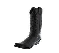 Sendra Boots 2073, Bottes et bottines cowboy mixte adulte - Noir - Snowbut Negro, 44 EU