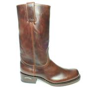 Sendra Boots 3162 Seahorse 84 Marron Santiag Basic Western Hommes Botte Bout Rond Talon Droit Arbre Droite Pullstraps Fait Main Cuir Véritable Taille 43
