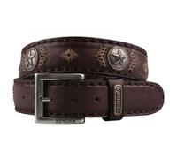 Sendra Boots Ceintures pour Homme 5358-Olimpia cafe Marron 90 cm