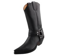 Sendra Bottes de cowboy pour homme, Noir , 44 EU