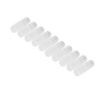 SENECESLI 10 Pièces Adaptateur de Pile étanche AAA à AA Support de Piles de Fabrication Soignée pour Tout Le Monde Matériau ABS Jaune 2,0 X 0,6 X 0,6 Pouces (Clair)