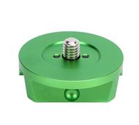 SENECESLI Adaptateur de Tête à Billes de Télescope, Aluminium Alloy Ball Head Connection Piedstal pour Observation de L'astronomie avec Bouton de Verrouillage Rapide (Green)