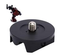 SENECESLI Adaptateur de Tête à Billes de Télescope, Aluminium Alloy Ball Head Connection Piedstal pour Observation de L'astronomie avec Bouton de Verrouillage Rapide (Black)