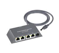 SENECESLI Adaptateur Ethernet Multi-Ports pour StarLinkmini, Séparateur D'adaptateur Satellite Gen 3 pour Le Réseau Externe câblé, jusqu'à 1 Gbps, 4 Appareils en Réseau Simultanément