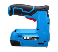 SENECESLI Agrafeuse électrique sans Fil, Agrafeuse sans Fil Rechargeable 4 V, Pistolet à Clous alimenté par Batterie avec 15 Clous en Forme de U et 10 en Forme de T, pour la Maison, les Tissus