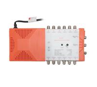 SENECESLI Amplificateur de Distribution en Cascade 12 Canaux A112C, 1 Entrée 12 Sorties, Amplificateur de Signal D'antenne TV, Prise en Charge de la Filtration 4G LTE et Ultra Faible Bruit (Prise UE