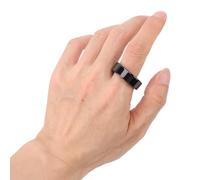 SENECESLI Anneau de santé Intelligent, Tracker d'activité avec 7 Jours D'autonomie, Résistant à l'eau, Compteur de Pas, Moniteur de Température Corporelle, (Taille 12 (ID 21,4 mm / 0,84 Pouces C