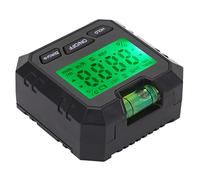 SENECESLI Boîte de Jauge d'angle Numérique, Détecteur de Niveau Numérique avec Bulle Horizontale, Rapporteur électronique Magnétique pour le Travail du Bois, le Travail de Machines-outils, la (BLACK)