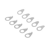 SENECESLI Bouton de Commande de Guitare en Fer Pratique, Rondelles de Pointeur de Position, Indicateur D'application Large, Entretoise 10 Pièces pour les Performances en Direct (SILVER)