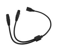 SENECESLI Câble Convertisseur Polyvalent XLR vers RJ45, Double XLR Femelle vers RJ45 Femelle pour équipement KTV, Plug and Play