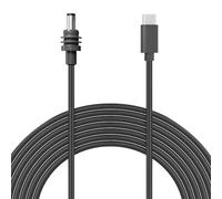 SENECESLI Câble d'alimentation Mini USB C vers DC,10FT 100W, Entrée USB de Type C vers Cordon de Charge étanche, Câble Satellite Rectangulaire de Type C Mâle vers DC Mâle pour 65W +