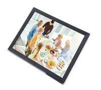 SENECESLI Cadre Photo Numérique Intelligent FHD WiFi, avec écran Tactile de Stockage de 32 Go, Rotation Automatique pour Les Collections d'art, 15 Pouces (Prise UE)